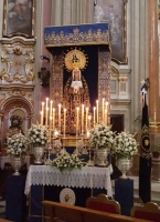 EMOTIVOS CULTOS RELIGIOSOS EN HONOR DE LA SOLEDAD DEL PUENTE