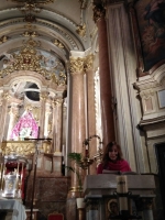 PILAR RUIP�REZ DEDICA UNAS EMOTIVAS PALABRAS A LA SOLEDAD DEL PUENTE