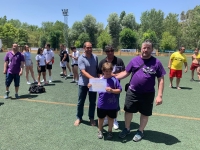 GRAN AMBIENTE NAZARENO EN EL TORNEO DE F�TBOL SOLIDARIO