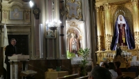 ANTONIO FERN�NDEZ FERRERO PRONUNCIA SU ORACI�N HACIA LA MADRE DE PAZ Y CARIDAD