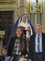 MERECIDO HOMENAJE DE LA HERMANDAD A SUS HERMANOS Y HERMANAS M�S ANTIGUOS