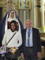 MERECIDO HOMENAJE DE LA HERMANDAD A SUS HERMANOS Y HERMANAS M�S ANTIGUOS