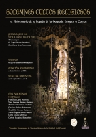 UN TRIDUO COMPLETA LOS SOLEMNES CULTOS RELIGIOSOS DE LA HERMANDAD