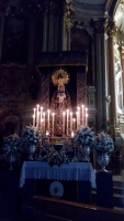 EMOTIVOS CULTOS RELIGIOSOS EN HONOR DE LA SOLEDAD DEL PUENTE