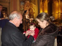 MEDALLA DE PLATA PARA LOS NIOS DE LA HERMANDAD DEL LTIMO AO