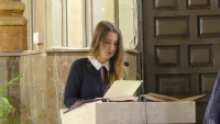 ALEJANDRA MORN LPEZ, PREGONERA JUVENIL DE LA SEMANA SANTA DE CUENCA 2019